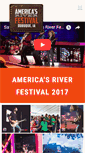 Mobile Screenshot of americasriverfestival.com